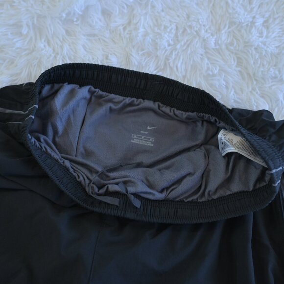 Nike Men's Dri-Fit Black Athletic Basketball Long Shorts Size M - Picture 3 of 3
